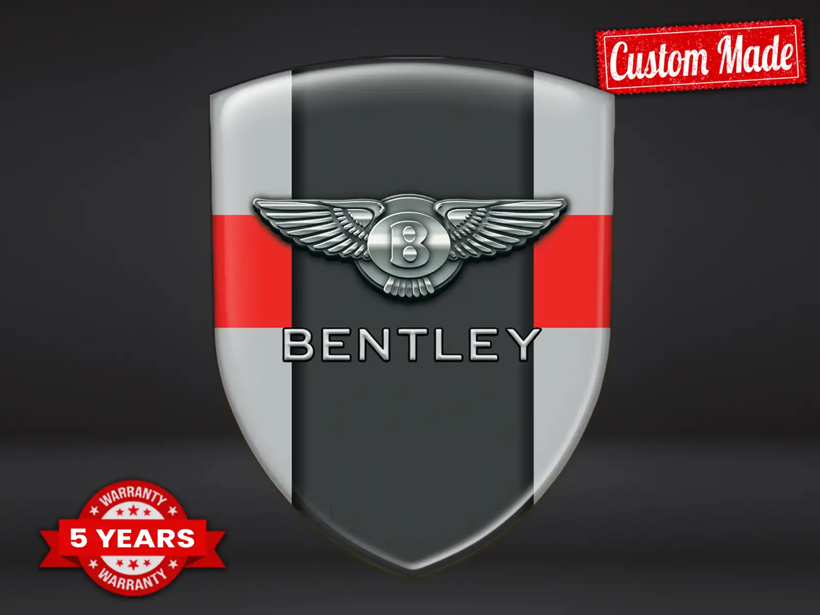 Bentley Waterproof Sticker Max Lasting Stylish Pro Design